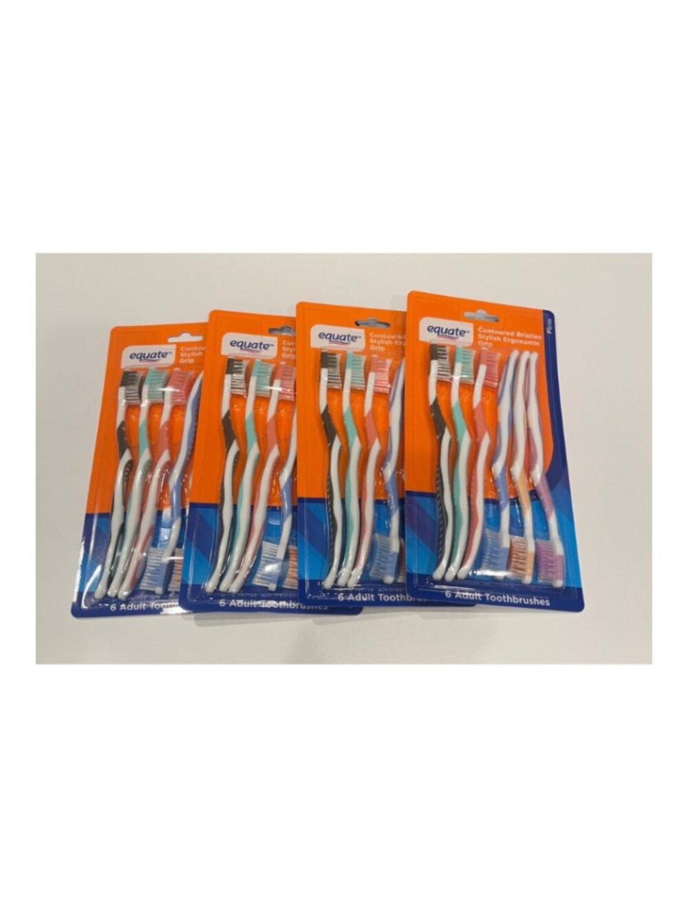 Equate Adult Manual Toothbrushes (6-Pack)